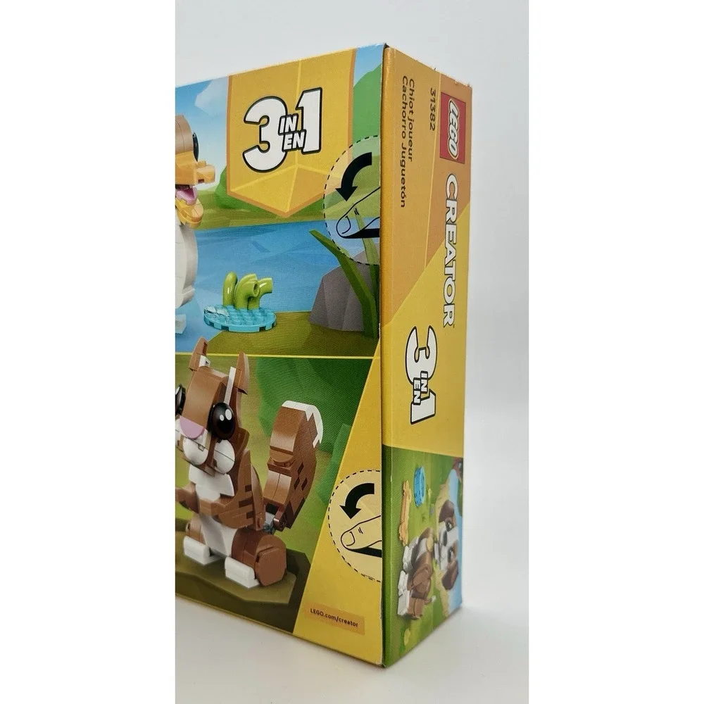 LEGO Creator 3-in-1 Playful Puppy Dog 31382 Factory Sealed New 336 PCS Ages 8+